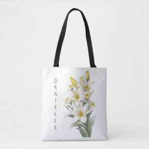 Gelbe Blume Personalisiert Tasche