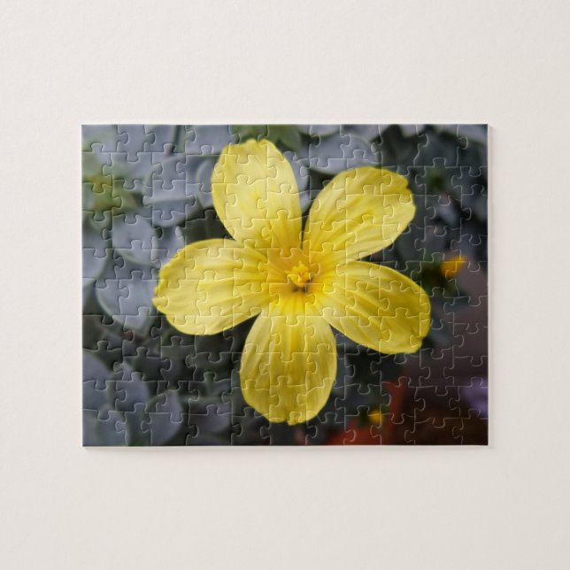 Gelbe Blume Puzzle (Horizontal)