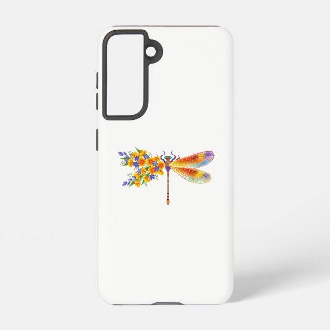 Gelbe Blume Samsung Galaxy Hülle (Rückseite)