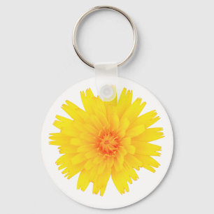 Gelbe Blume Schlüsselanhänger