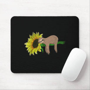 Gelbe Blume Sonnenblume Schlaf Tier Lover Wildli Mousepad