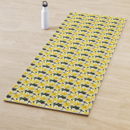 Gelbe Blume Yogamatte