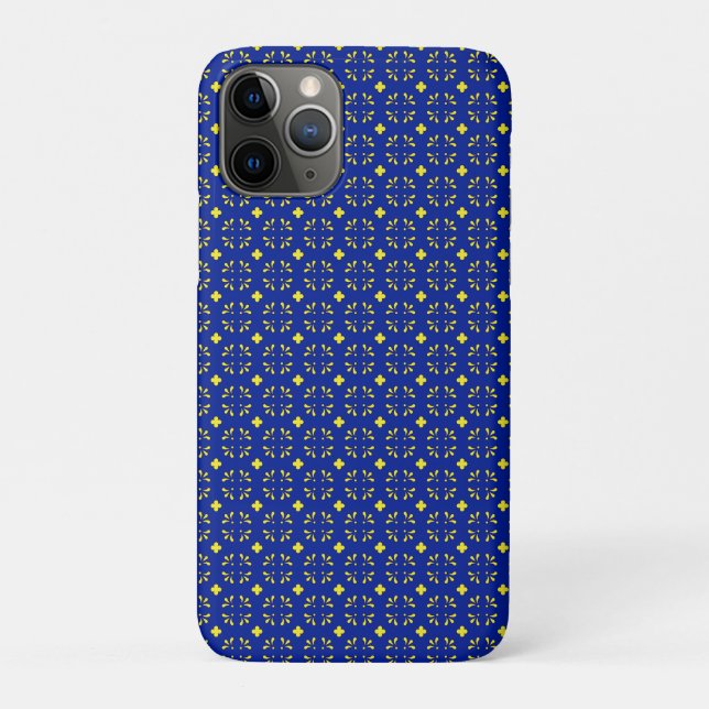 Gelbe Blumen Case-Mate iPhone Hülle (Rückseite)