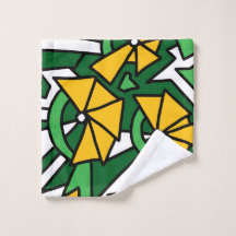 Gelbe Blumen Doodle-Kunst