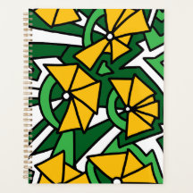 Gelbe Blumen Doodle-Kunst