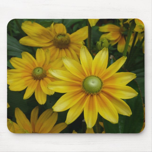 Gelbe Blumen Mousepad (Vorne)