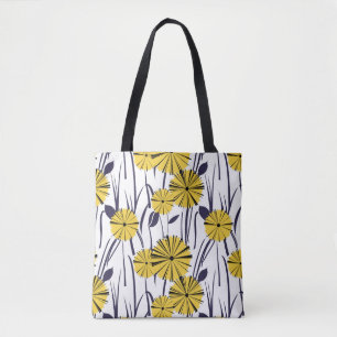 Gelbe Blumen Tasche