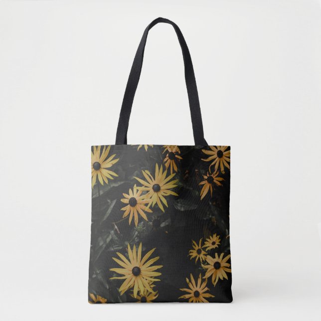 GELBE BLUMEN TASCHE (Vorderseite)
