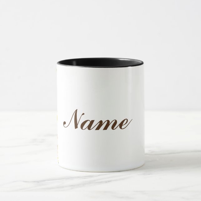 Gelbe Blumen Tasse (Zentrum)