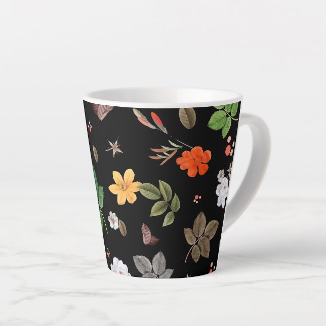 Gelbe Blumen und Weiße Rosen 8 Milchtasse (Rechte Ecke)