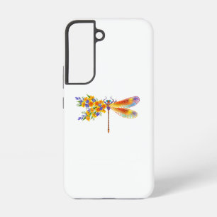 Gelbe Blumenlibelle Samsung Galaxy Hülle