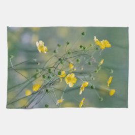 Gelbe Butterblumeen Geschirrtuch