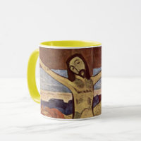 Gelbe Christus von Paul Gauguin, Vintage Kunst
