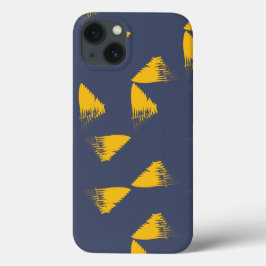 Gelbe, coole, einzigartige, trendige Dreiecke Case-Mate iPhone Hülle