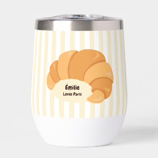 Gelbe Croissants Flasche