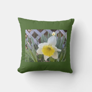 Gelbe Daffodien Kissen