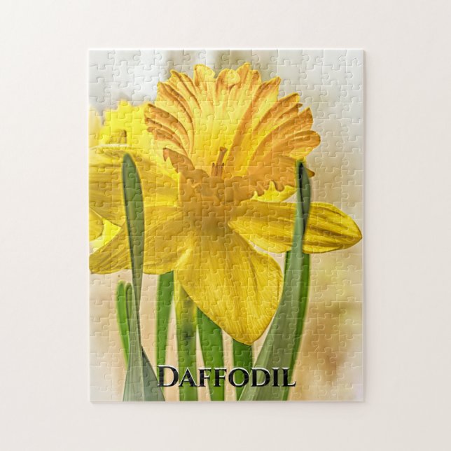 Gelbe Daffodische Frühlingsfloralfotografie (Vertikal)
