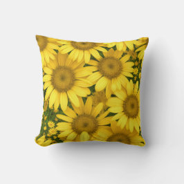 Gelbe Daisy-Blume Kissen