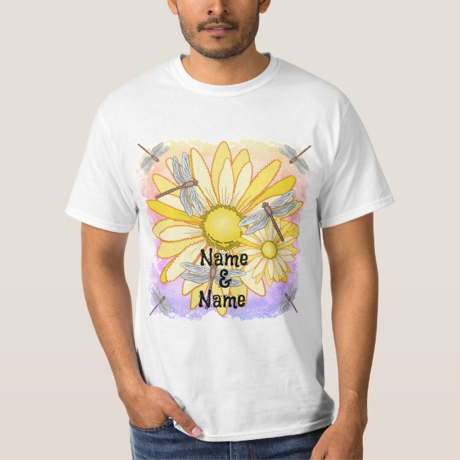 Gelbe Daisy  T-Shirt (Vorderseite)
