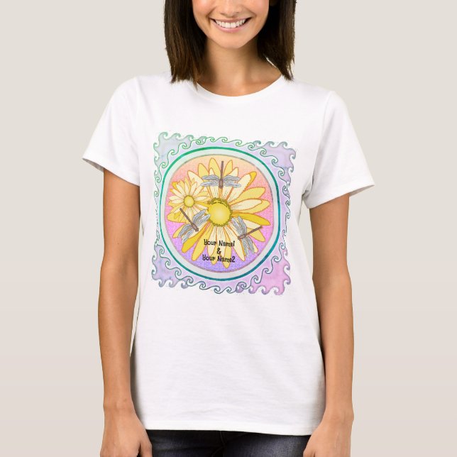 Gelbe Daisy T-Shirt (Vorderseite)