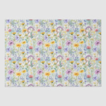 Gelbe Daisy-Wildblume Blumenmuster