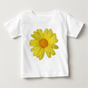 Gelbe Dämmerung im Regen Baby T-shirt
