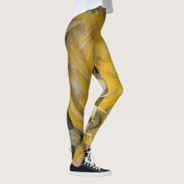 Gelbe Designer-Leggings Leggings