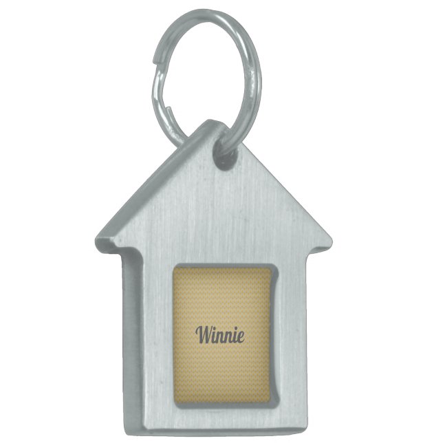 Gelbe Diamanten Tiermarke (Vorderseite links)