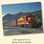Gelbe Diesel Lokomotive Motor Bahn<br><div class="desc">Gelbe und rote Diesel Lokomotive Puzzle - sehen Sie in meinem Geschäft nach mehr großartigen Geschenken für den Zug</div>