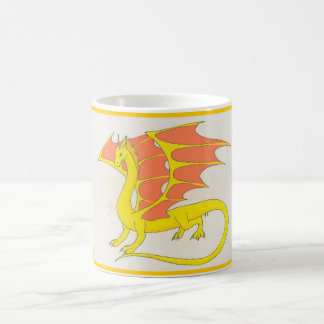 Gelbe Drache-Tasse Kaffeetasse