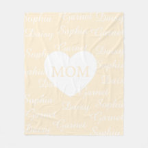 Gelbe elegante Schrift Familiennamen Monogramm Her