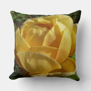 Gelbe Englische Rose Kissen