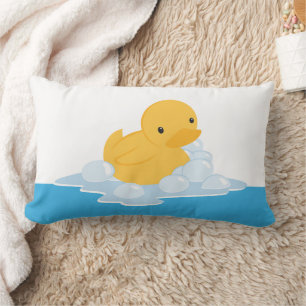 Gelbe Ente Blase Bath Druckkopf Kissen