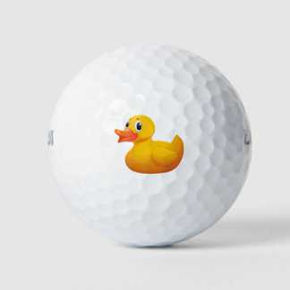 Gelbe Ente Golfball