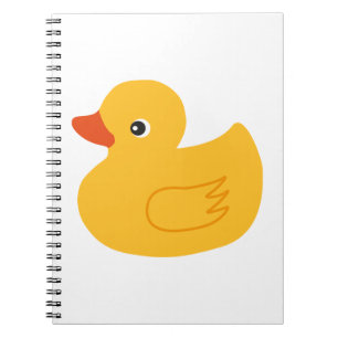 Gelbe Ente Notizblock