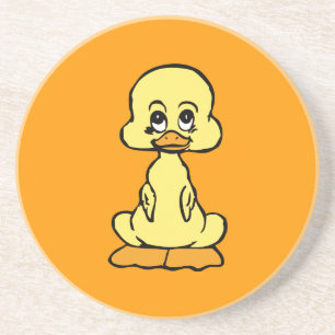 gelbe Ente Sandstein-Getränkeuntersetzer Sandstein Untersetzer