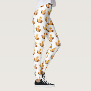Gelbe Enten Leggings