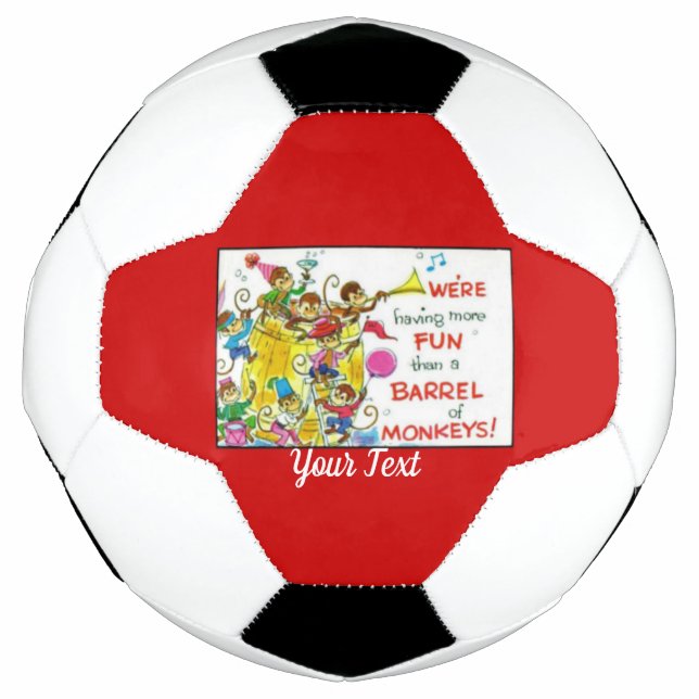 Gelbe Fahne des Party Affen Hörnchen Rote Löwen Fußball (Vorderseite)