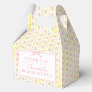 Gelbe Fancy Blumen Hochzeitsdusche Giebel Geschenk Geschenkschachtel