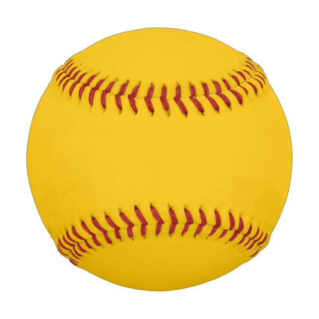 Gelbe Farbe Baseball (Rückseite)