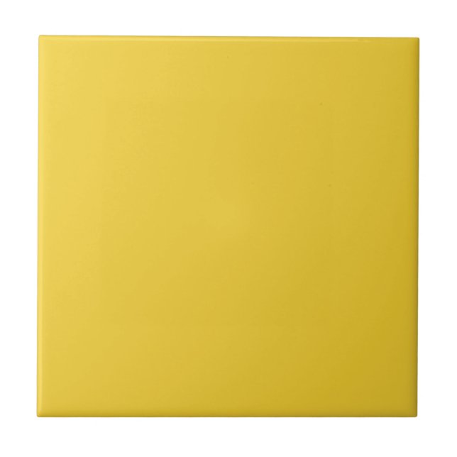 Gelbe Farbe der Sonnenblume | #f4c32 Fliese (Vorderseite)