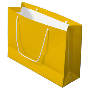 Gelbe Farbe Große Geschenktüte