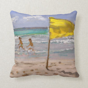 Gelbe Flagge Barbados 2010 Kissen