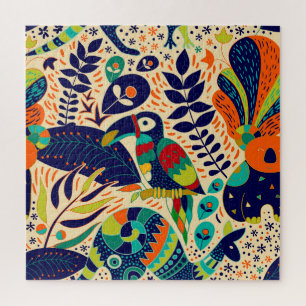 Gelbe Flora: Helles tropisches Tapete