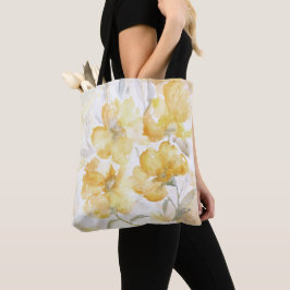 Gelbe florale Multiprint-Tasche Tasche