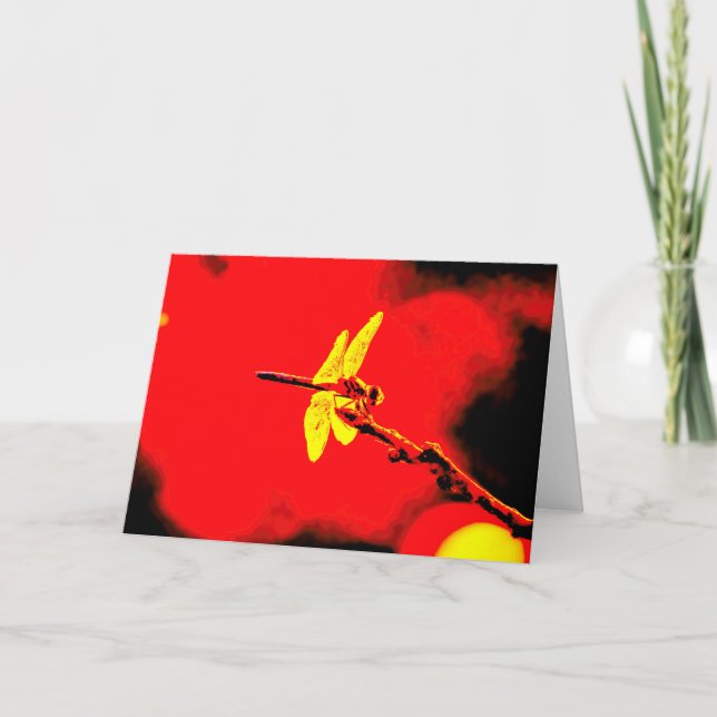 Gelbe Flügel Karte (Vorderseite)