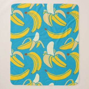 Gelbe frische Frucht tropische Banane nahtlose Pat Sherpadecke