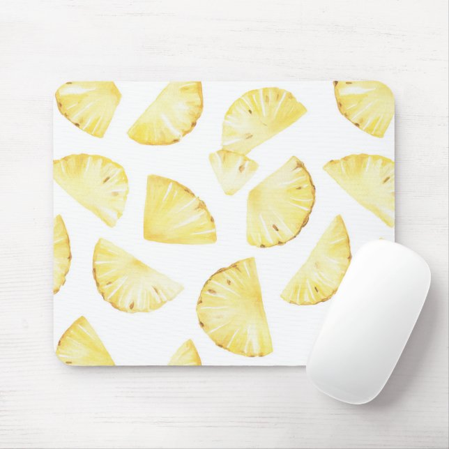 Gelbe Frucht Ananas Mousepad (Mit Mouse)