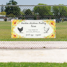 Gelbe Frühlingsflora Bauernbanner