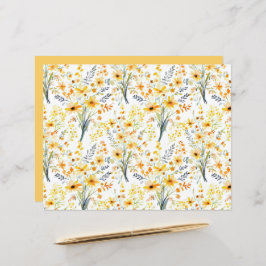 Gelbe Frühlingssonne - Wildblumen